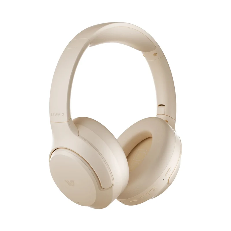 Weofly Live 2 ANC Headphone (Black, Beige) (WFLV743BL, WFLV743SK)