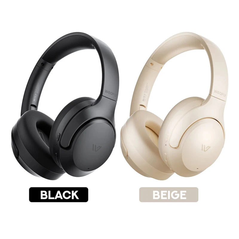 Weofly Live 2 ANC Headphone (Black, Beige) (WFLV743BL, WFLV743SK)