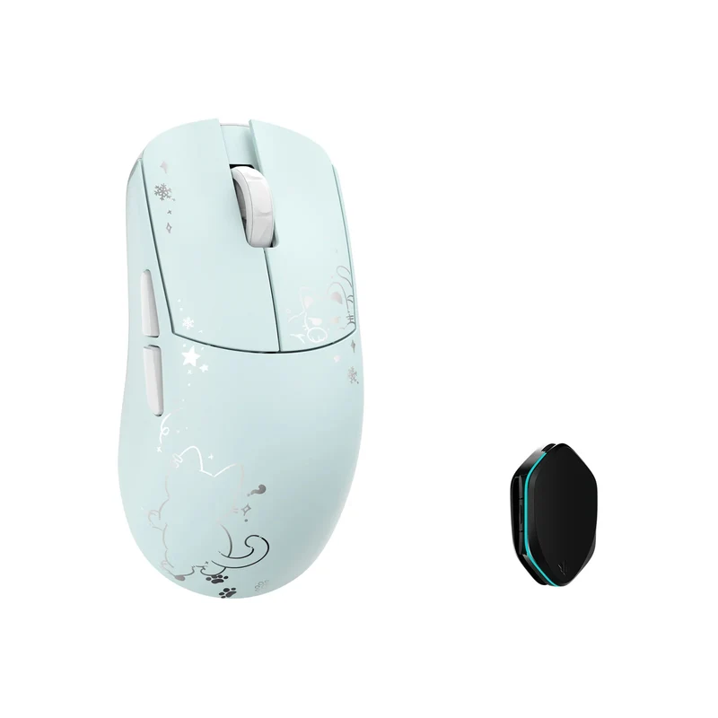 WLMouse Ying X 8K Magnesium Gaming Mouse (Black, White, Silver, Purple, Blue Cat, Red Cat)