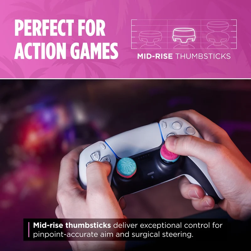 SteelSeries Kontrolfreek Action Adventure Thumbsticks Heist Edition for Playstation 5 / PS4 (8888-PS5)
