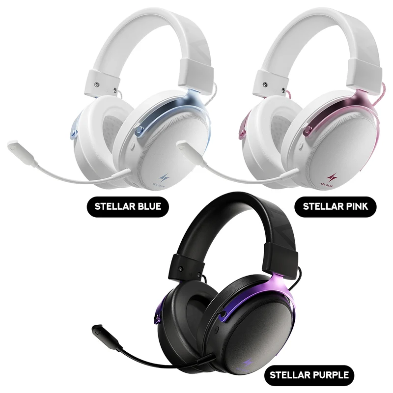 ATK Neptune N9 Ultra eSports Wireless Gaming Headset (Stellar Blue, Stellar Pink, Stellar Purple)