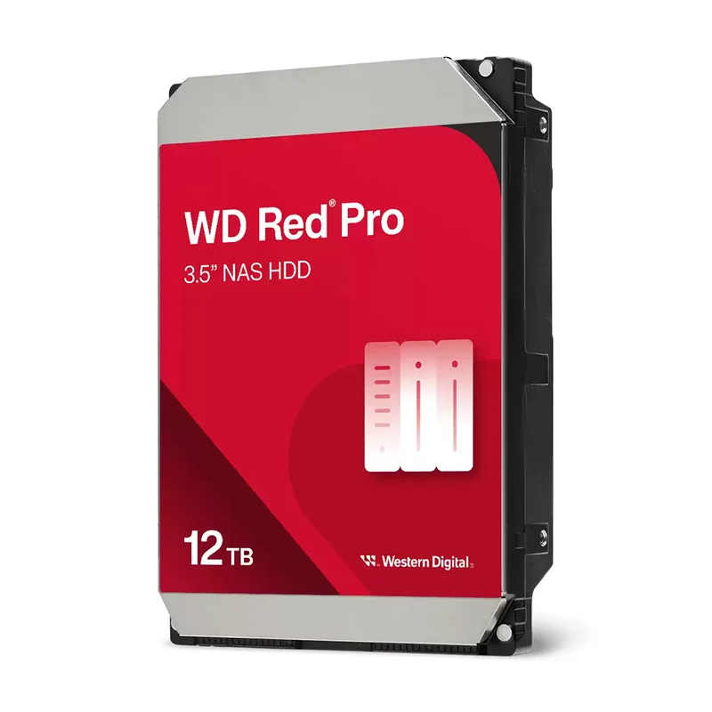 WD Red Pro 3.5" SATA NAS Hard Drive (12TB, 14TB, 16TB) (WD122KFBX, WD142KFGX, WD161KFGX)