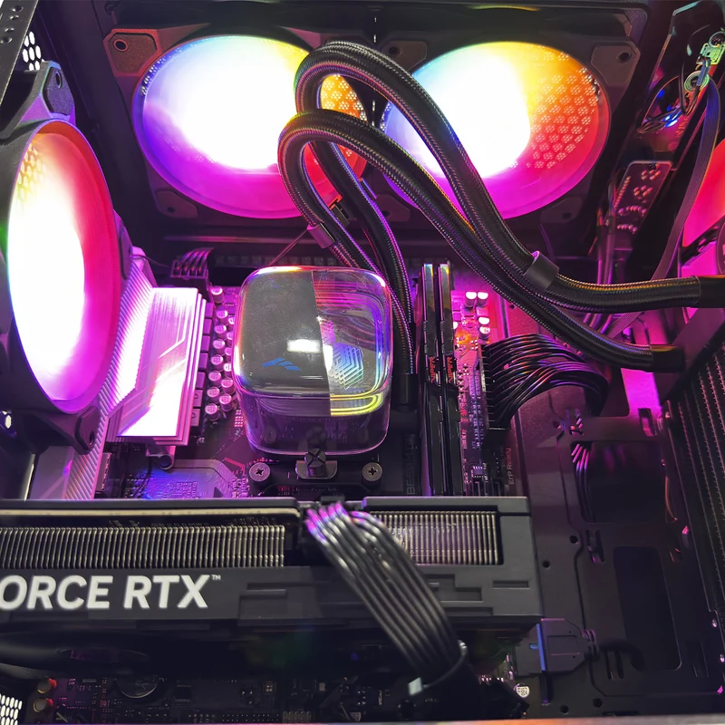 Aurora Forge M100A Black Desktop Gaming PC | AMD Ryzen 7 8700F | 16GB (2x8GB) RAM | 1TB SSD | RTX 5060 Ti | Windows 11 Pro