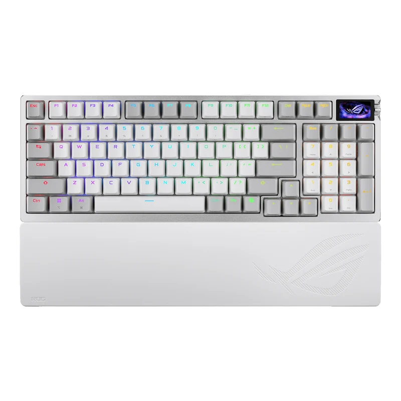 Asus M902 ROG Azoth 96% Wireless Analog Gaming Keyboard (ROG HFX V2 Magnetic Switch) (White)