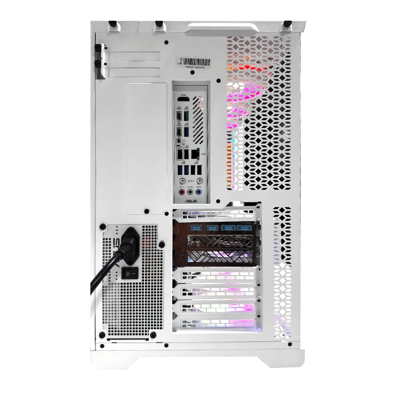 Ultra Magnium Gear White Desktop Gaming PC | AMD Ryzen 7 9850X3D | 32GB (2x16GB) RAM | 2TB SSD | RX 9070 XT | Windows 11 Pro