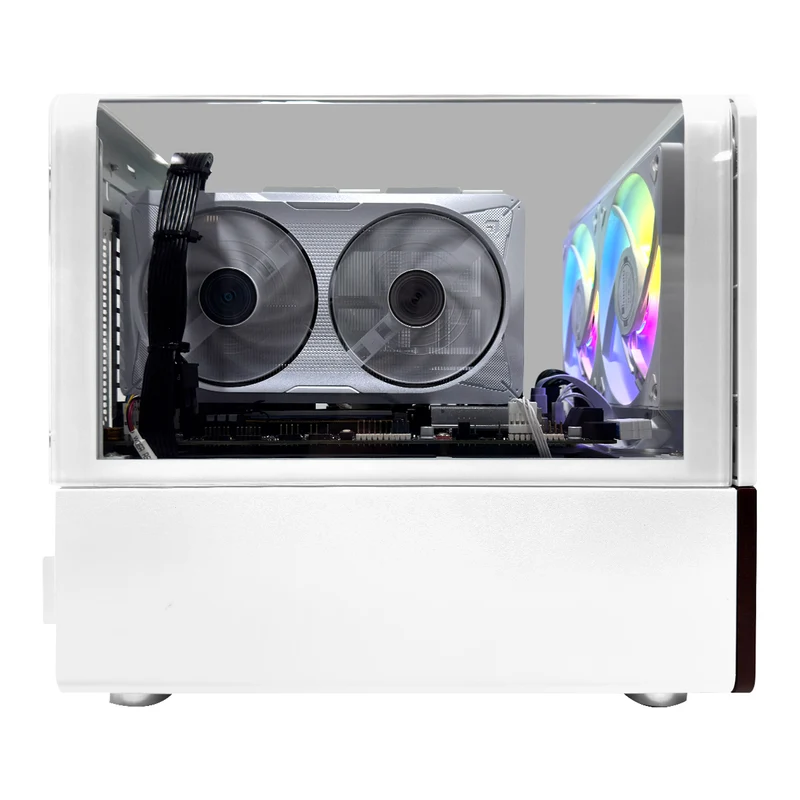 Aurora V12 White Desktop Gaming PC | AMD Ryzen 7 8700F | 16GB (2x8GB) RAM | 1TB SSD | RTX 5060 | Windows 11 Pro