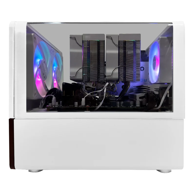 Aurora V12 White Desktop Gaming PC | AMD Ryzen 7 8700F | 16GB (2x8GB) RAM | 1TB SSD | RTX 5060 | Windows 11 Pro