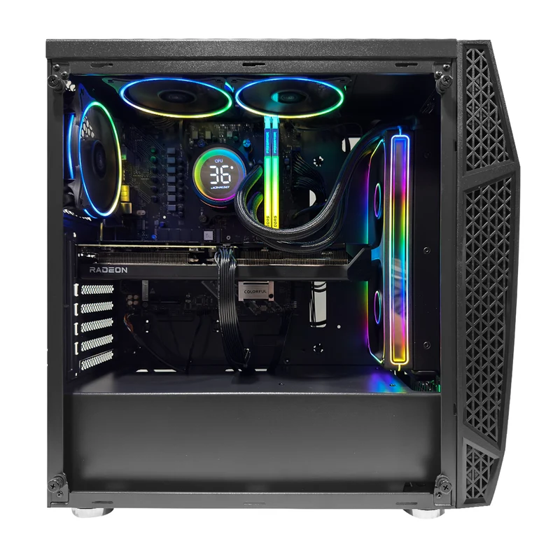 Sophos Klaw Black Desktop Gaming PC | AMD Ryzen 7 9700X | 32GB (2x16GB) RAM | 1TB SSD | RX 9060 XT | Windows 11 Pro
