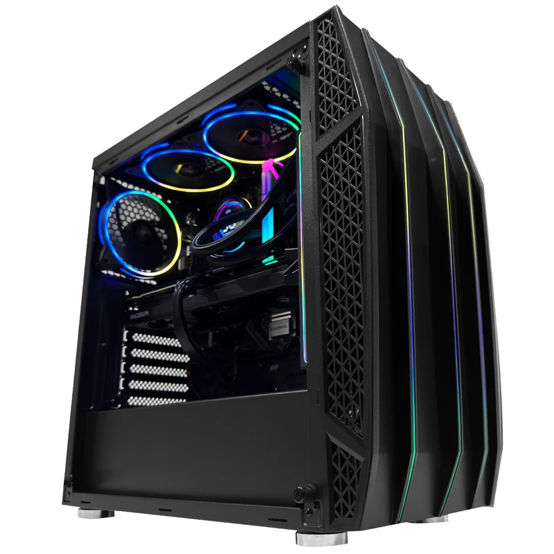 Sophos Klaw Black Desktop Gaming PC | AMD Ryzen 7 9700X | 32GB (2x16GB) RAM | 1TB SSD | RX 9060 XT | Windows 11 Pro