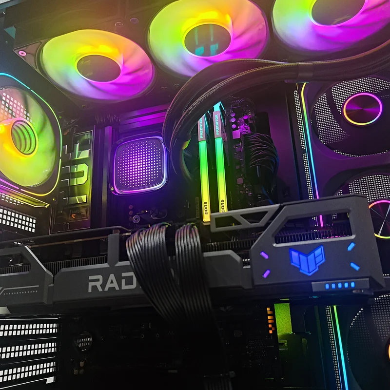 Ultra CH690 Black Desktop Gaming PC | AMD Ryzen 7 9800X3D | 32GB (2x16GB) RAM | 2TB SSD | RX 9070 XT | Windows 11 Pro