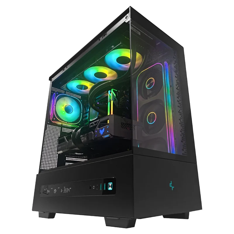 Ultra CH690 Black Desktop Gaming PC | AMD Ryzen 7 9800X3D | 32GB (2x16GB) RAM | 2TB SSD | RX 9070 XT | Windows 11 Pro