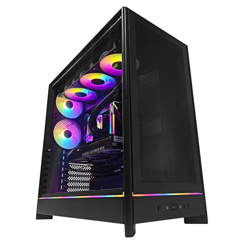 Ultra HS01 Pro Black Desktop Gaming PC | AMD Ryzen 7 9800X3D | 32GB (2x16GB) RAM | 2TB SSD | RTX 5070 Ti | Windows 11 Pro