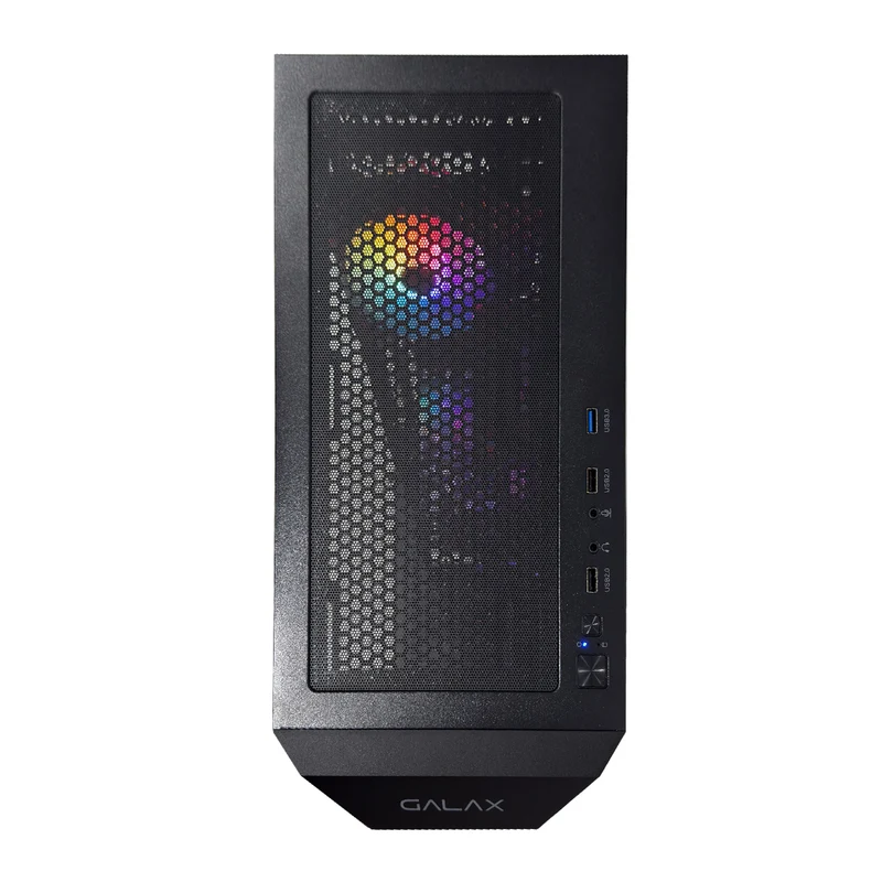 Alpha Galax Revo Black Desktop Gaming PC | AMD Ryzen 5 5500 | 16GB (2x8GB) RAM | 500GB SSD | RTX 3050 | Windows 11 Pro