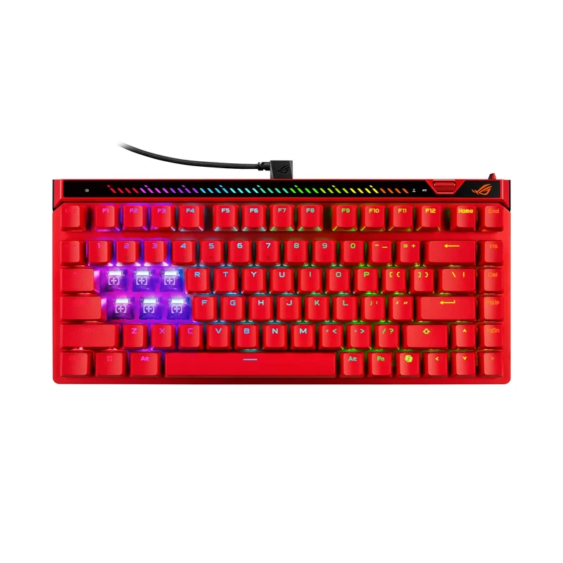 Asus M705 ROG Falchion Ace 75 HE 75% Wired Analog Gaming Keyboard (Red) (ROG HFX V2X Magnetic Switch)