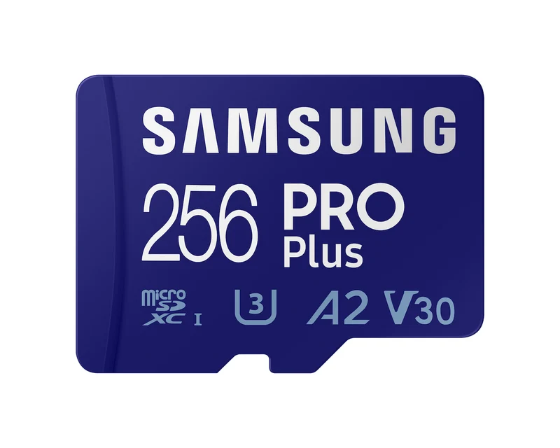 Samsung Pro Plus MicroSDXC UHS-I Card With Adapter (128GB, 256GB, 512GB)
