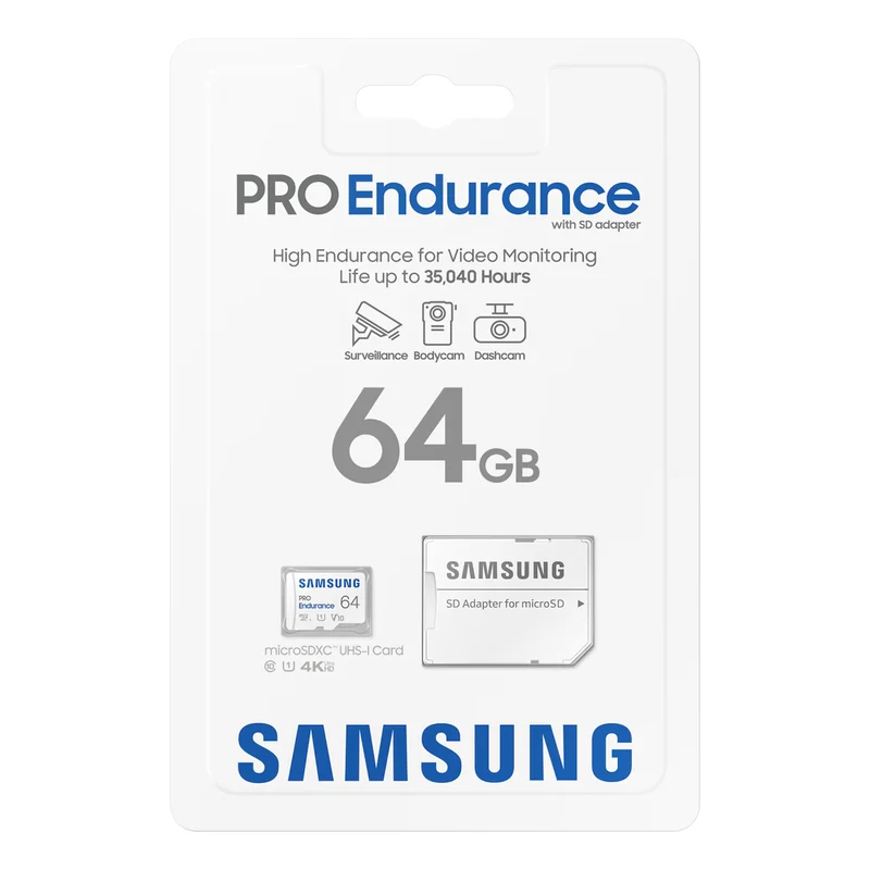 Samsung Pro Endurance 64GB MICROSDXC UHS-I CARD With Adapter (MB-MJ64KA/APC)