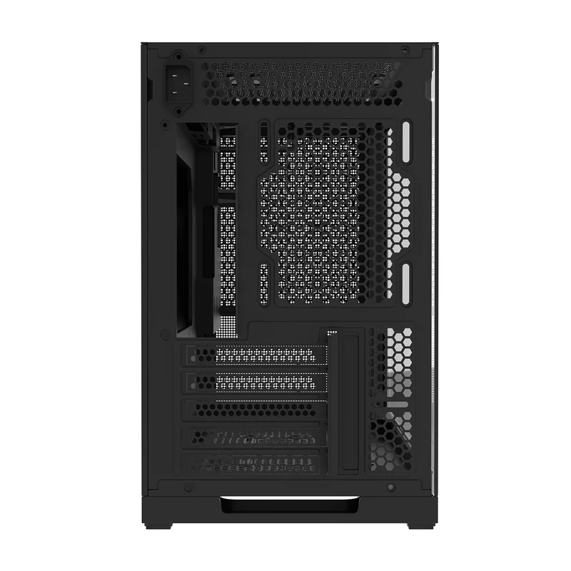 DarkFlash DS210 Luxury M-ATX Tempered Glass Side Panel PC Case (Black)