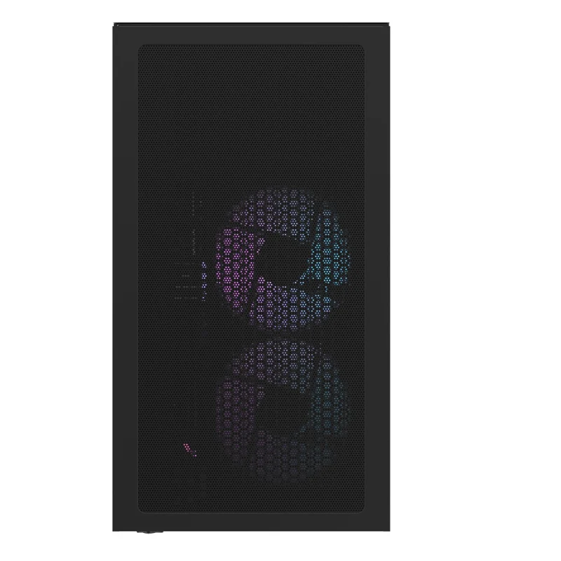 DarkFlash DS210 Luxury M-ATX Tempered Glass Side Panel PC Case (Black)