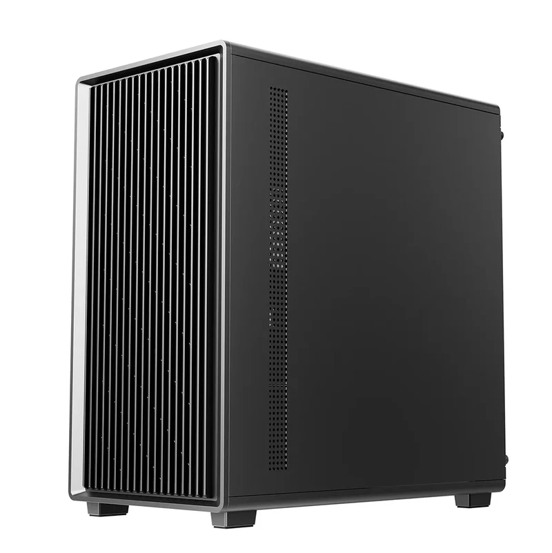 DeepCool CC350 4F Tempered Glass High-Airflow Micro-ATX / M-ATX PC Case (Black) (R-CC350BKANA4-G)