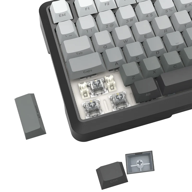 Redragon Bragi Pro Tri-Mode Wireless RGB Mechanical Keyboard (Gradient Gray) (K688SP-RGB-PRO)