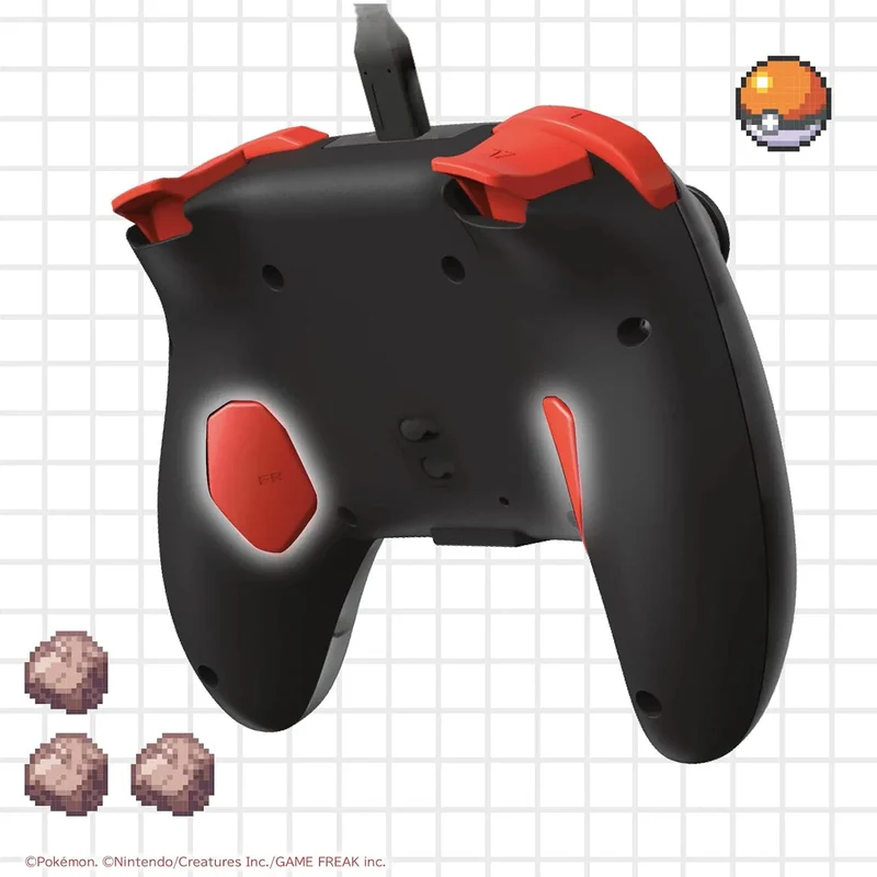 Hori Wired Horipad Turbo for Nintendo Switch 2 (Pokemon Pixel Green, Pokemon Pixel Red) (NSX-229A, NSX-228A)