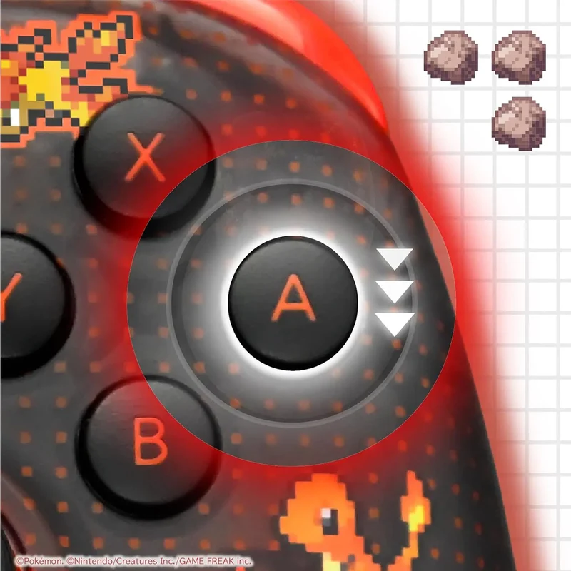 Hori Wired Horipad Turbo for Nintendo Switch 2 (Pokemon Pixel Green, Pokemon Pixel Red) (NSX-229A, NSX-228A)