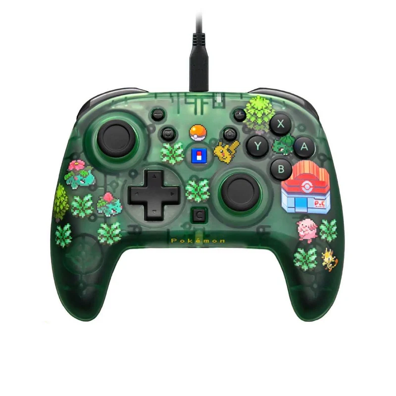 Hori Wired Horipad Turbo for Nintendo Switch 2 (Pokemon Pixel Green, Pokemon Pixel Red) (NSX-229A, NSX-228A)