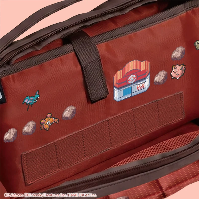 Hori Puff Pouch for Nintendo Switch 2 (Pokemon Pixel Red, Pokemon Pixel Green) (NSX-217A, NSX-192A)
