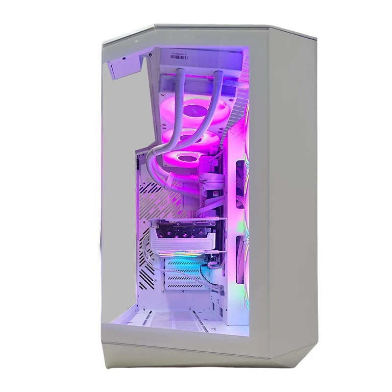 Optima Arcee White Desktop Gaming PC | AMD Ryzen 7 7800X3D | 32GB (2x16GB)RAM | 1TB SSD | RX 9070 XT | Windows 11 Pro