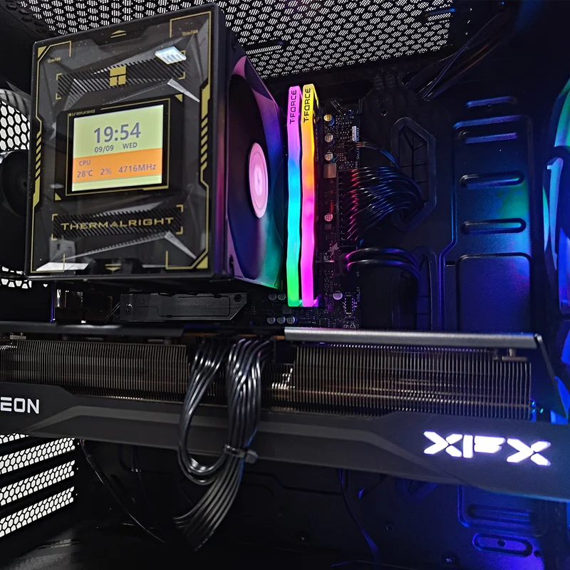Optima GT301 Black Desktop Gaming PC | AMD Ryzen 7 7800X3D | 32GB (2X16GB) RAM | 1TB SSD | RX 9070 XT | Windows 11 Pro