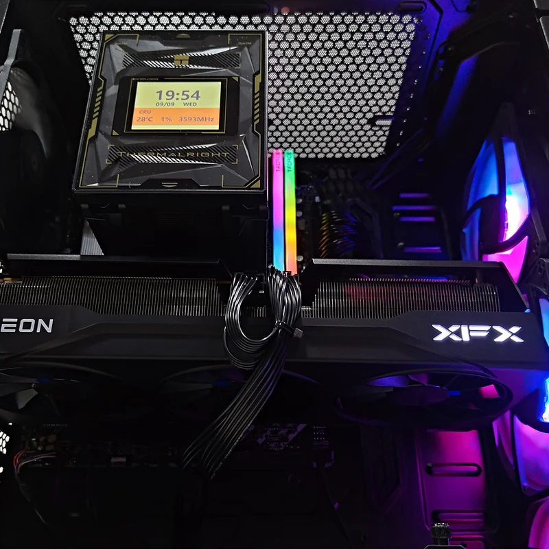 Optima GT301 Black Desktop Gaming PC | AMD Ryzen 7 7800X3D | 32GB (2X16GB) RAM | 1TB SSD | RX 9070 XT | Windows 11 Pro
