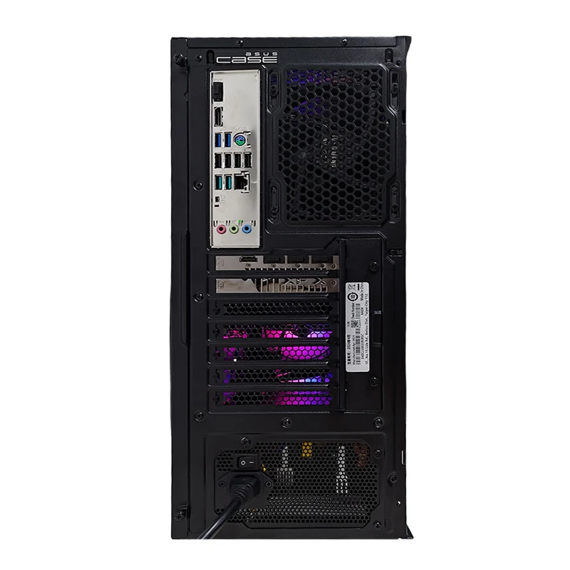 Optima GT301 Black Desktop Gaming PC | AMD Ryzen 7 7800X3D | 32GB (2X16GB) RAM | 1TB SSD | RX 9070 XT | Windows 11 Pro