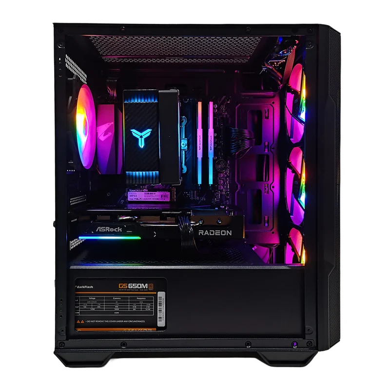 Sigma MAG Forge Black Desktop Gaming PC | AMD Ryzen 5 5600 | 16GB (2x8GB) RAM | 1TB SSD | RX 9050 | Windows 11 Pro