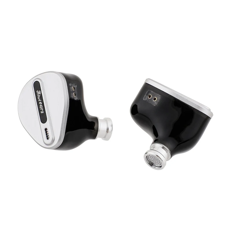 Kiwi Ears Airoso 1DD + 4BA Hybrid Driver In-Ear Monitor HiFi Gaming Earbuds with Detachable 2Pin Cables