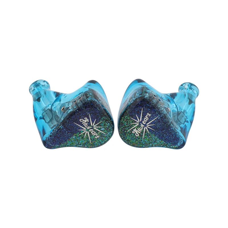 Kiwi Ears Forteza In-Ear Monitor 1BA + 2DD Hi-Fi Wired Earbuds for Gaming Three-way Passive Crossover with Detachable 0.78mm 2Pin IEM Cable (Blue)