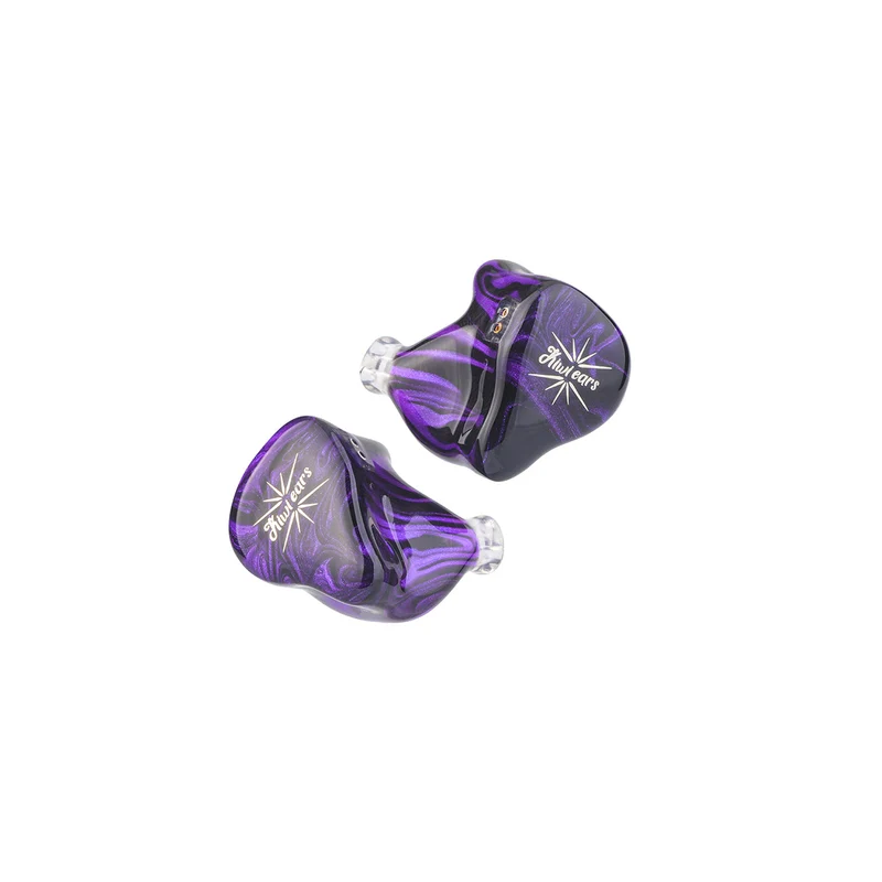 Kiwi Ears Quartet 2DD + 2BA Hybrid In-Ear Monitor Hi-Fi Earphones with Hand-crafted Resin Shell, Detachable OFC Silver-plated Cable