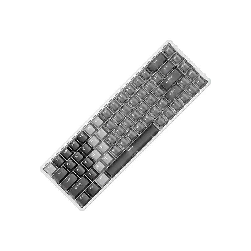 Akko MOD68 HE Aluminum Case Wireless ARGB Magnetic Keyboard (Gradient Hybrid White Transparent) (Akko AstroAim Magnetic Switch) (02O-02H-03B-02G-02M-02J)