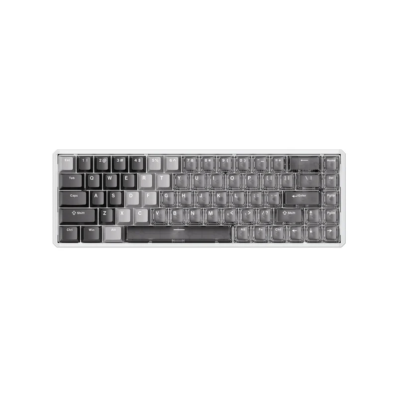 Akko MOD68 HE Aluminum Case Wireless ARGB Magnetic Keyboard (Gradient Hybrid White Transparent) (Akko AstroAim Magnetic Switch) (02O-02H-03B-02G-02M-02J)