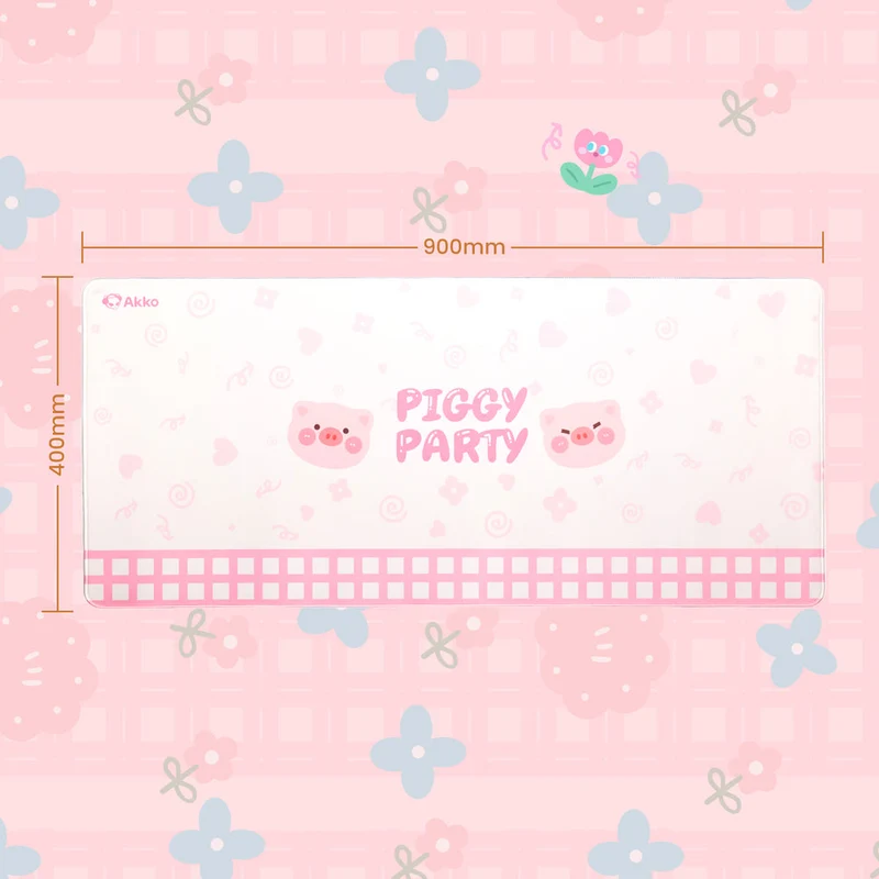 Akko Piggy Party Mouse Pad (900x400mm)