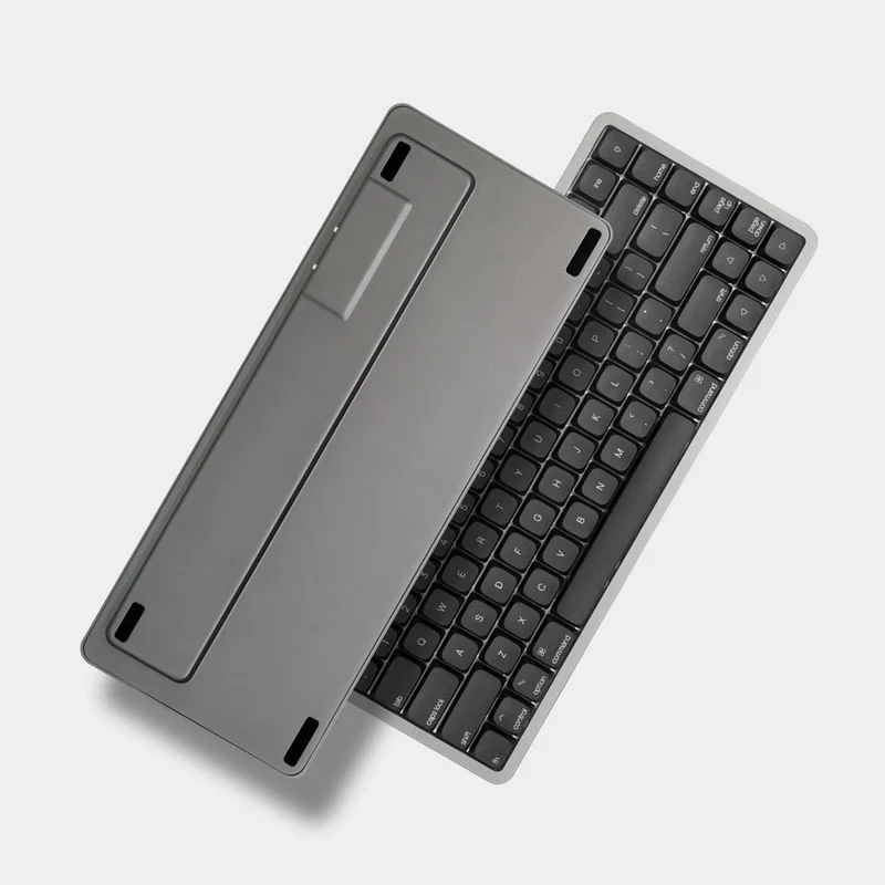 Akko Air 01 Low Profile Multi-Mode RGB Hot-Swappable Mechanical Keyboard (Ink Black) (Kailh Cloud Switch, Kailh Winter Mini Switch)