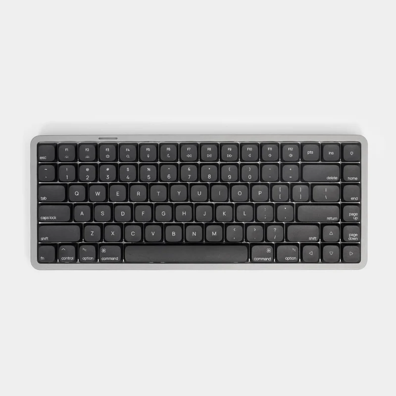 Akko Air 01 Low Profile Multi-Mode RGB Hot-Swappable Mechanical Keyboard (Ink Black) (Kailh Cloud Switch, Kailh Winter Mini Switch)