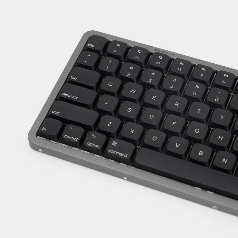 Akko Air 01 Low Profile Multi-Mode RGB Hot-Swappable Mechanical Keyboard (Ink Black) (Kailh Cloud Switch, Kailh Winter Mini Switch)
