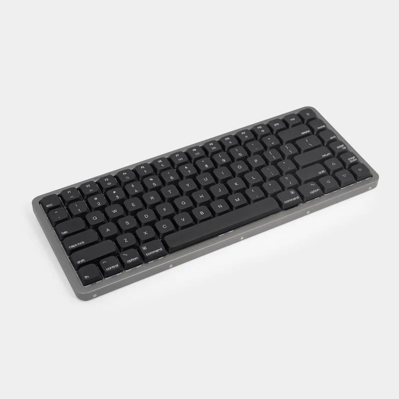 Akko Air 01 Low Profile Multi-Mode RGB Hot-Swappable Mechanical Keyboard (Ink Black) (Kailh Cloud Switch, Kailh Winter Mini Switch)