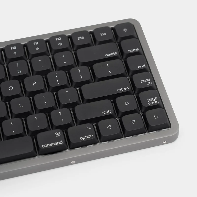 Akko Air 01 Low Profile Multi-Mode RGB Hot-Swappable Mechanical Keyboard (Ink Black) (Kailh Cloud Switch, Kailh Winter Mini Switch)