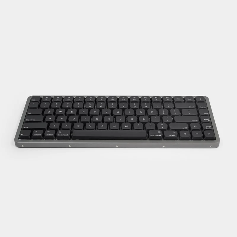 Akko Air 01 Low Profile Multi-Mode RGB Hot-Swappable Mechanical Keyboard (Ink Black) (Kailh Cloud Switch, Kailh Winter Mini Switch)