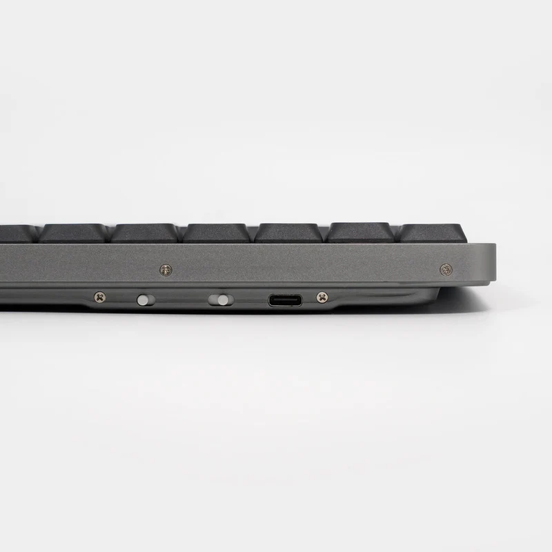 Akko Air 01 Low Profile Multi-Mode RGB Hot-Swappable Mechanical Keyboard (Ink Black) (Kailh Cloud Switch, Kailh Winter Mini Switch)