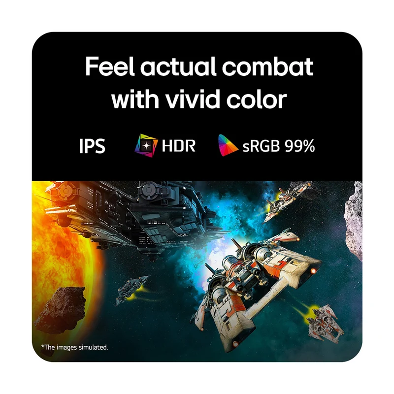 LG UltraGear G5 25G523B-B 25" FHD (1920x1080) 200Hz 1ms GTG IPS Gaming Monitor with Tilt & Height Adjustment