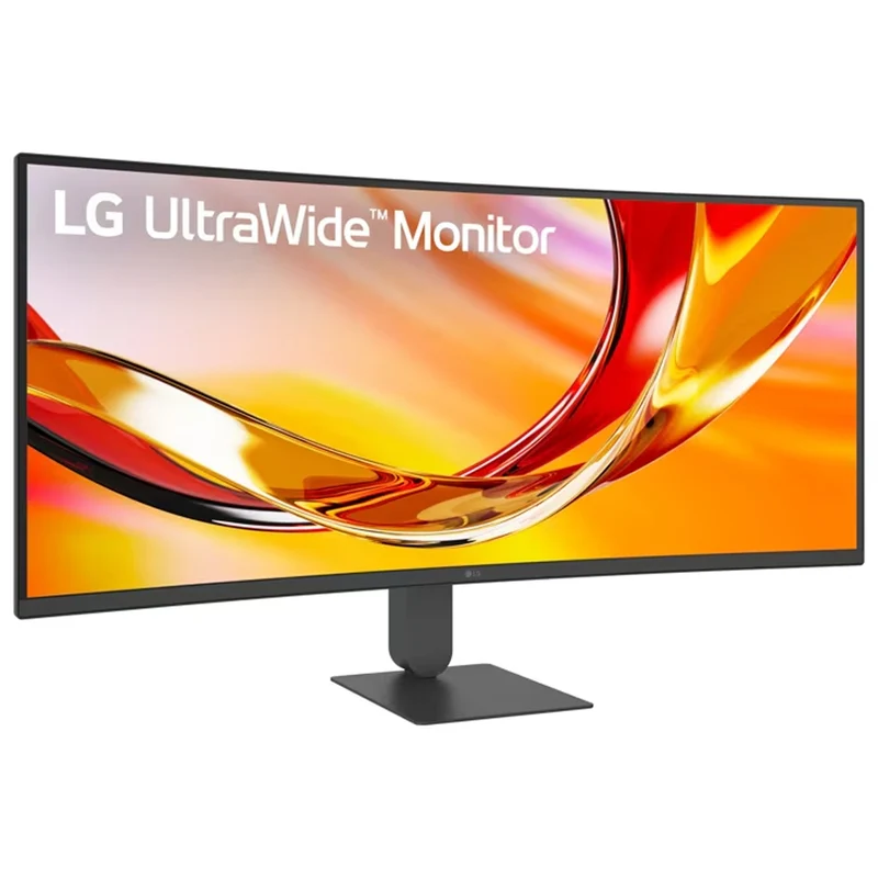LG UltraWide 34U640B-B 34" WQHD (3440x1440) 144Hz 5ms GTG VA Curved Gaming Monitor with Tilt & Height Adjustment