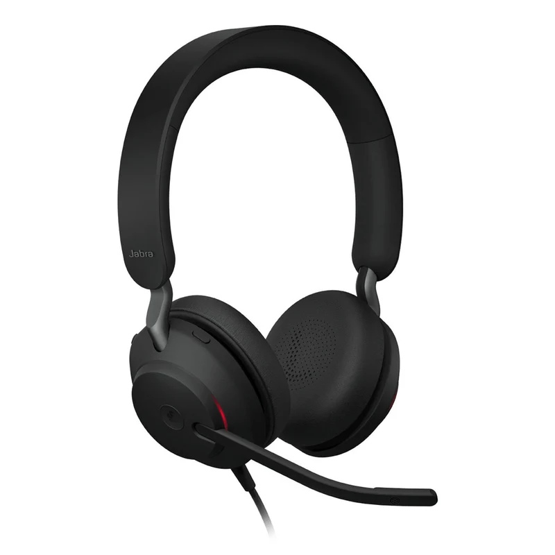 Jabra Evolve2 40 SE USB-C/A UC Stereo Wired Professional Headset (Black)
