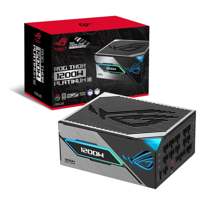 Asus ROG Thor 1200W 80+ Platinum PCIe 5.1 ATX 3.1 Gaming Power Supply (ROG Equalizer)